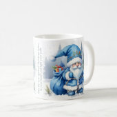 Blue Christmas - Santa Kaffeetasse (VorderseiteRechts)