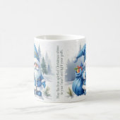 Blue Christmas - Santa Kaffeetasse (Mittel)