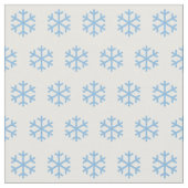 Blue Christmas Snowflake Muster Stoff (Nahaufnahme)