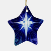 Blue Christmas star Ornament (Rechts)