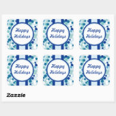 Blue Christmas Stickers (Blatt)