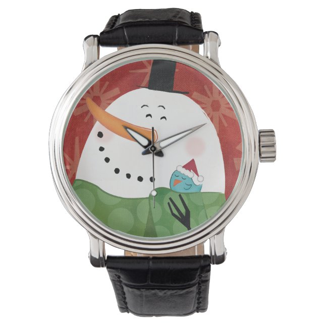 Blue Christmas Tasse mit Dark Cocoa Armbanduhr (Vorderseite)