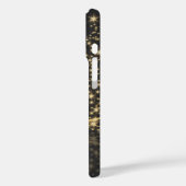 Blue Christmas Thema mit goldenem Weihnachtsbaum Case-Mate iPhone Hülle (Rückseite / Links)