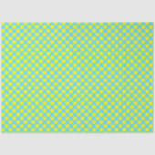 Blue Christmas Tissue Paper with Yellow Stars Seidenpapier (Vorderseite)