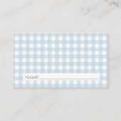 Blue Christmas Tree Diaper Raffle Card Begleitkarte (Rückseite)