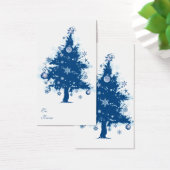 Blue Christmas Tree - Geschenk-Tag (Schreibtisch)