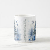 Blue Christmas - Tree Kaffeetasse (Mittel)