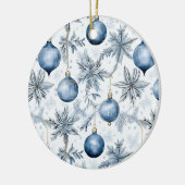 Blue Christmas Tree Ornamente überall in Print (Links)