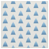 Blue Christmas Tree Pattern Stoff (Muster)
