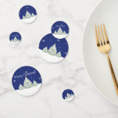 Blue Christmas Tree Table Confetti Konfetti (Gruppe)