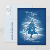 Blue Christmas Tree Weihnachten (Vorne/Hinten)