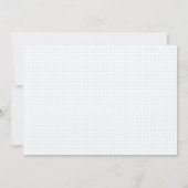 Blue Christmas Trees Boy Baby Shower Einladung (Rückseite)