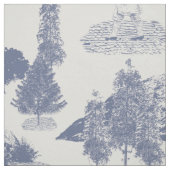 Blue Christmas Winter Wonderland 30" Stoff (Muster)