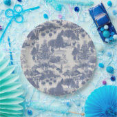 Blue Christmas Winter Wonderland Pappteller (Party)