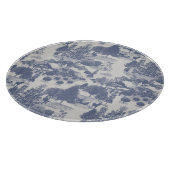 Blue Christmas Winter Wonderland Schneidebrett (Ecke)