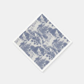 Blue Christmas Winter Wonderland Serviette (Ecke)