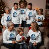 Blue Christmas Winter Wonderland T-Shirt 