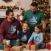Blue Christmas Winter Wonderland T-Shirt 