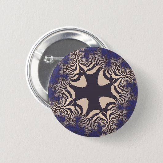 Blue Chrome Cross Button (Vorne & Hinten)