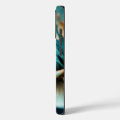 Blue Chrysanthemum Blume iPhone / iPad Gehäuse Case-Mate iPhone Hülle (Rückseite / Links)