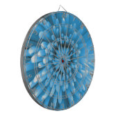 Blue Chrysanthemum Dartscheibe (Vorderseite Links)