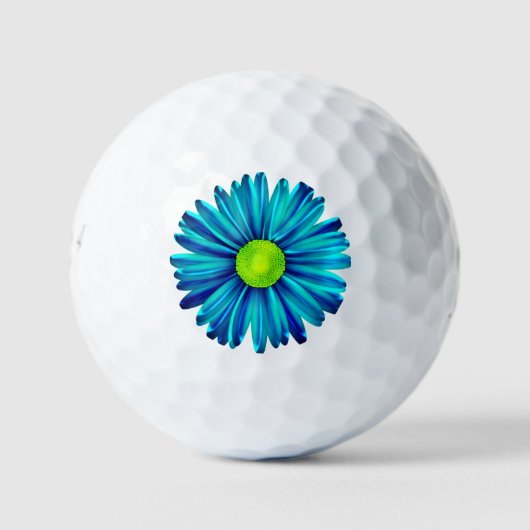 Blue Chrysanthemum Golf Ball (Vorderseite)