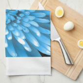 Blue Chrysanthemum Handtuch (Viertel Falte)