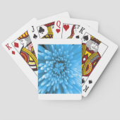 Blue Chrysanthemum Spielkarten (Rückseite)