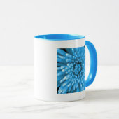 Blue Chrysanthemum Tasse (VorderseiteRechts)