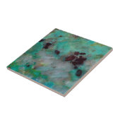 Blue Chrysocolla Jasper Fliese (Seite)