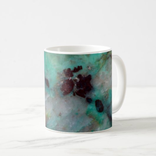 Blue Chrysocolla Jasper Kaffeetasse (VorderseiteRechts)
