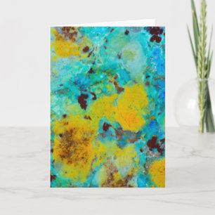 Blue Chrysocolla Jasper Karte