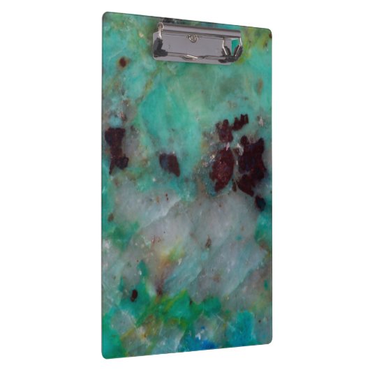 Blue Chrysocolla Jasper Klemmbrett (Rechts)