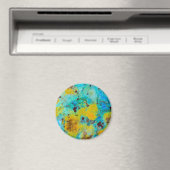 Blue Chrysocolla Jasper Magnet (In Situ (Geschirrspüler))