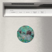Blue Chrysocolla Jasper Magnet (In Situ (Geschirrspüler))