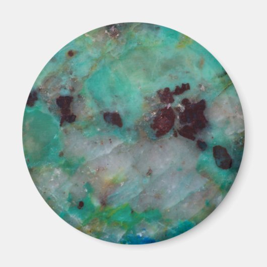 Blue Chrysocolla Jasper Magnet (Vorne)