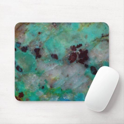 Blue Chrysocolla Jasper Mousepad (Mit Mouse)