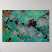 Blue Chrysocolla Jasper Poster (Vorne)