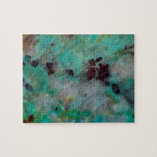 Blue Chrysocolla Jasper Puzzle (Horizontal)