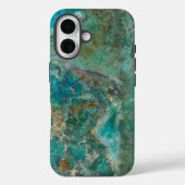 Blue Chrysocolla Mineral Stone Case-Mate iPhone Hülle (Rückseite)
