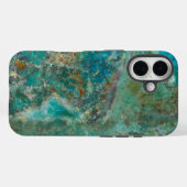 Blue Chrysocolla Mineral Stone Case-Mate iPhone Hülle (Rückseite (Horizontal))