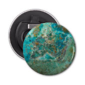 Blue Chrysocolla Mineral Stone Flaschenöffner (Vorderseite)