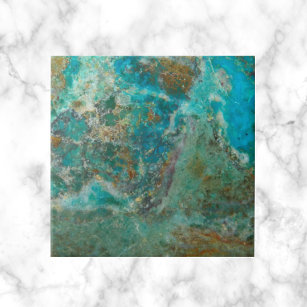Blue Chrysocolla Mineral Stone Fliese