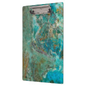 Blue Chrysocolla Mineral Stone Klemmbrett (Links)