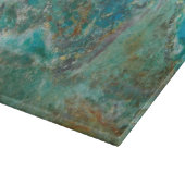 Blue Chrysocolla Mineral Stone Schneidebrett (Ecke)