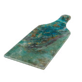 Blue Chrysocolla Mineral Stone Schneidebrett (Ecke)