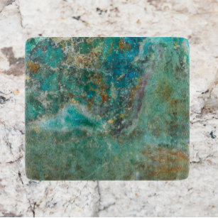 Blue Chrysocolla Mineral Stone Schneidebrett