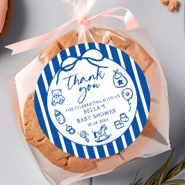 Blue Ciao Baby Italienische Babydusche Aufkleber