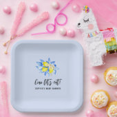 Blue, Ciao Baby, Lemons Pappteller (Party)