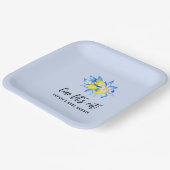 Blue, Ciao Baby, Lemons Pappteller (Gewinkelt)